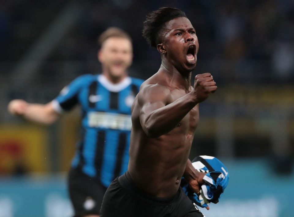 Inter Winger Keita Balde Celebrates Goal & Win Against Empoli On Social Media