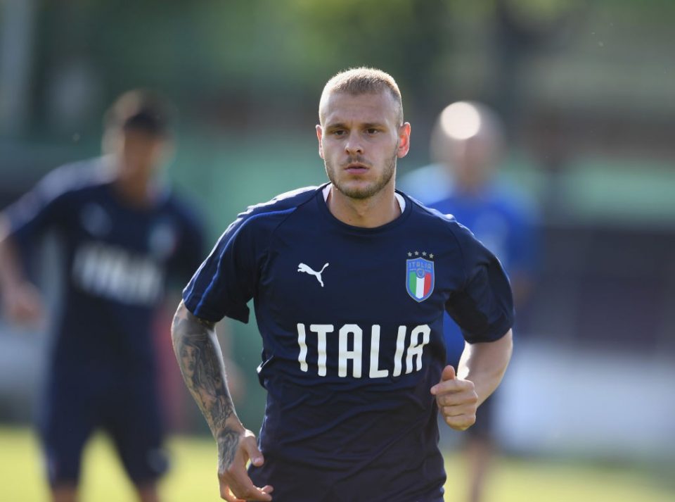Inter Left Back Federico Dimarco Trains With Young Brother Christian