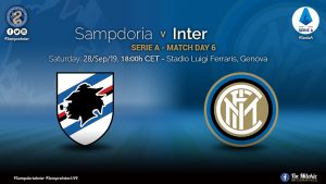 OFFICIAL – Starting Lineups Sampdoria vs Inter: Alexis Sanchez & Alessandro Bastoni Start