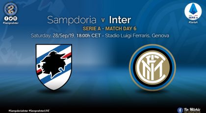 Preview: Sampdoria vs Inter – Another Step Down Victory Road?