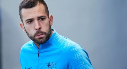 Barcelona’s Jordi Alba Possibly A Doubt For Inter Clash After Sustaining Hamstring Injury