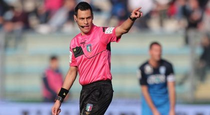Maurizio Mariani Assigned To Referee Fiorentina vs Inter This Weekend