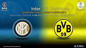 OFFICIAL – Starting Lineups Inter vs Borussia Dortmund: Godin & Asamoah Start