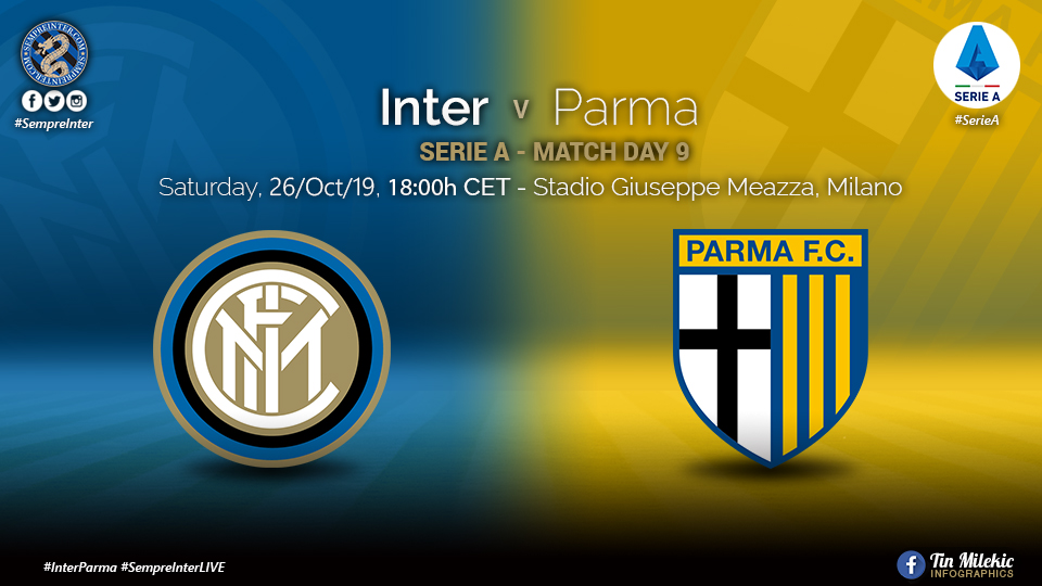 OFFICIAL - Starting Lineups Inter Vs Parma: Bastoni & Biraghi Start