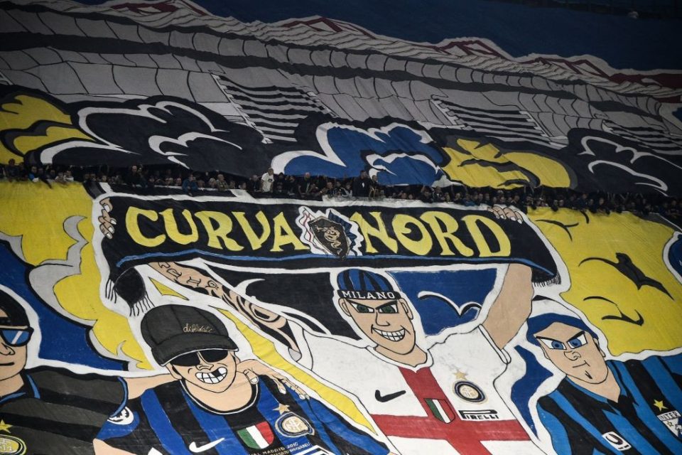 Curva Nord Unveil Banners Supporting Under-Fire Inter Players Samir Handanovic & Lautaro Martinez, Italian Media Report