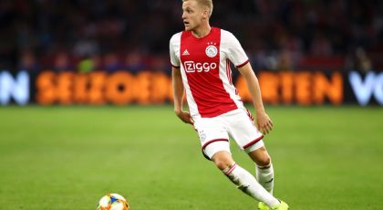 Inter Will Go In For Ajax’s Donny van de Beek In The Summer