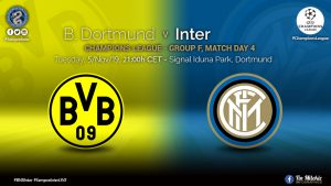 OFFICIAL – Starting Lineup Borussia Dortmund vs Inter: Matias Vecino Starts
