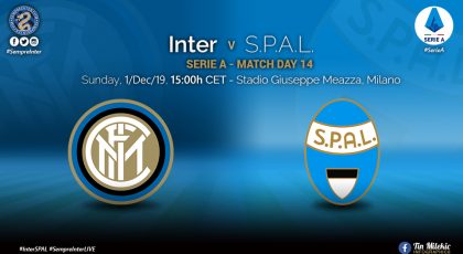 Preview – Inter Vs SPAL: Looking To Find The Groove