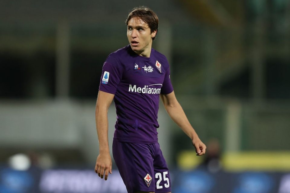 Inter To Offer Fiorentina €20M As Well As Dalbert & Nainggolan To Sign Federico Chiesa