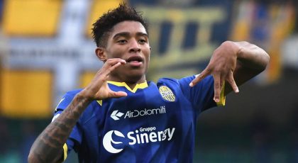 Photo – Inter Owned Salcedo Celebrates Return To Hellas Verona Training After Injury