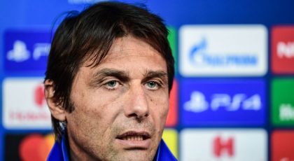 Inter Coach Antonio Conte With A Depleted Squad Against Fiorentina