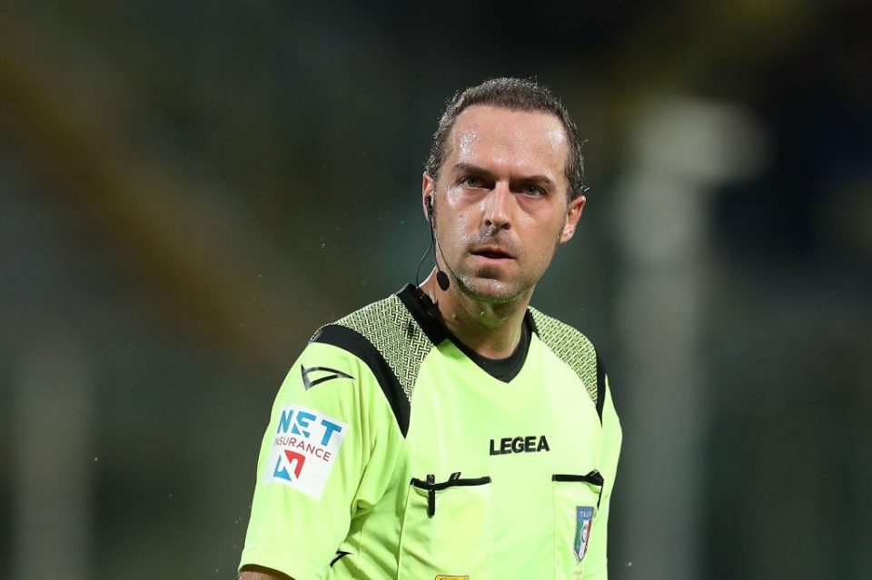 Official – Referee Luca Pairetto To Be In Charge Of Inter’s Serie A Clash With Lazio
