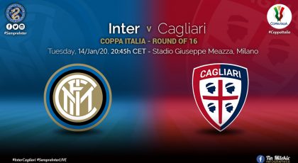 OFFICIAL – Starting Lineup Inter vs Coppa Italia: Alexis Sanchez Starts