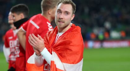 Photo – Inter’s Christian Eriksen All Smiles As Denmark Prepare FIFA World Cup Qualifiers