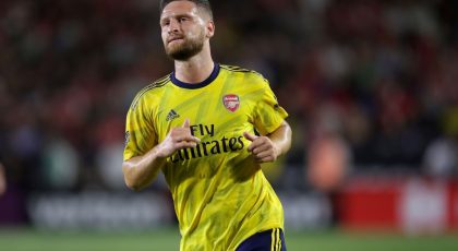Inter Offered Chance To Sign Out-Of-Favour Arsenal Defender Mustafi