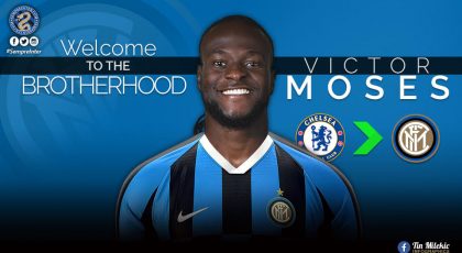 OFFICIAL – Inter Complete The Signing Of Victor Moses From Chelsea