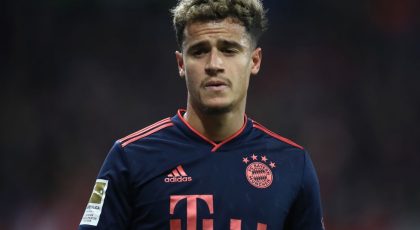 Italian Report Claims Inter Manager Conte Isn’t Interested In Coutinho