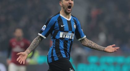 Photo – Inter Midfielder Matias Vecino Celebrates Derby Win With His Brother