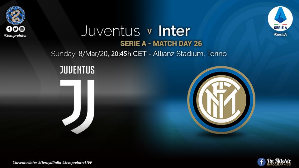 Official – Starting Lineup Juventus Vs Inter: Nerazzurri Captain Samir Handanovic Starts