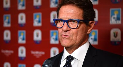 Fabio Capello: “Inter Will Be Constantly Competitive, Serie A Title Race Is Between Them & Juventus”