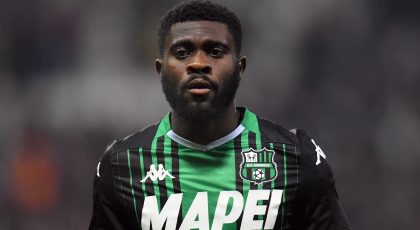 Sassuolo’s Jeremie Boga: “It’ll Be A Very Difficult Match Vs Inter”