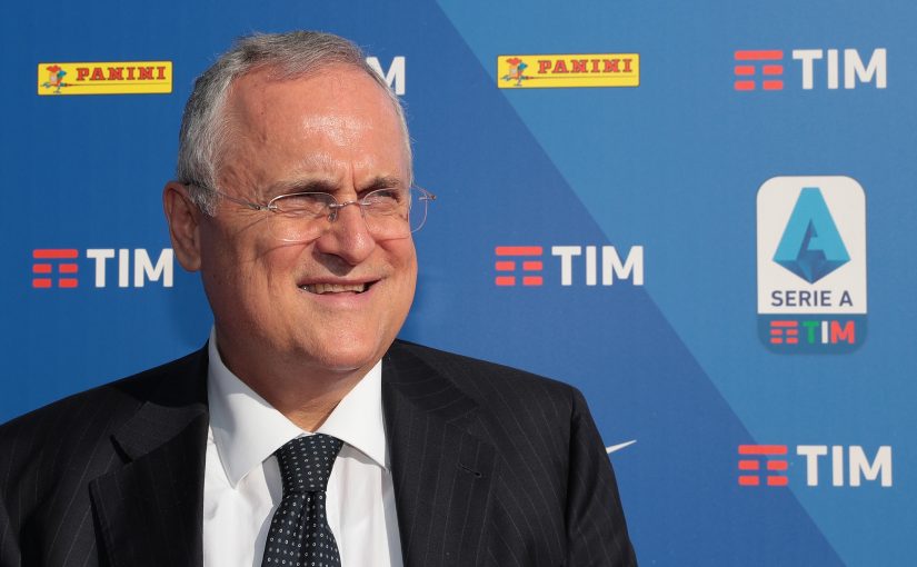 Lazio owner Claudio Lotito