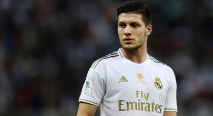 Official – Real Madrid’s Luka Jovic Tests Positive For COVID-19 Ahead Of Inter Clash