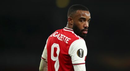 Arsenal’s Alexandre Lacazette Offered To Inter Who Are Not Interested, Italian Media Report