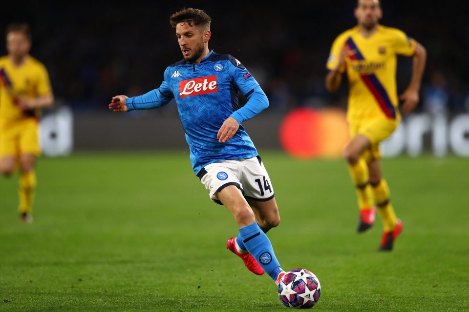 Inter Could Sign Napoli Forward Dries Mertens On Free Transfer This Summer, Italian Media Suggest