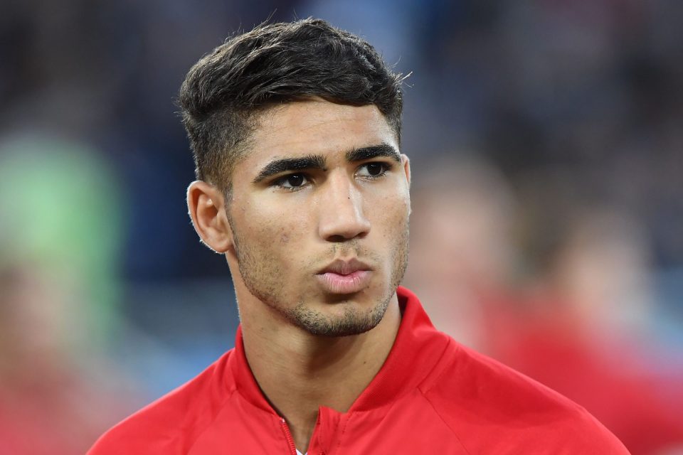 Photo  Inter New Signing Achraf Hakimi "Thanks For Everything Real