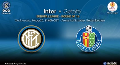 Official – Starting Lineup Inter Vs Getafe: Romelu Lukaku & Lautaro Martinez Start