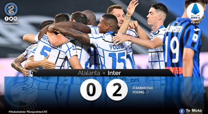 Watch – Highlights Atalanta 0 – 2 Inter: Nerazzurri Record Highest Serie A Finish In 9 Years