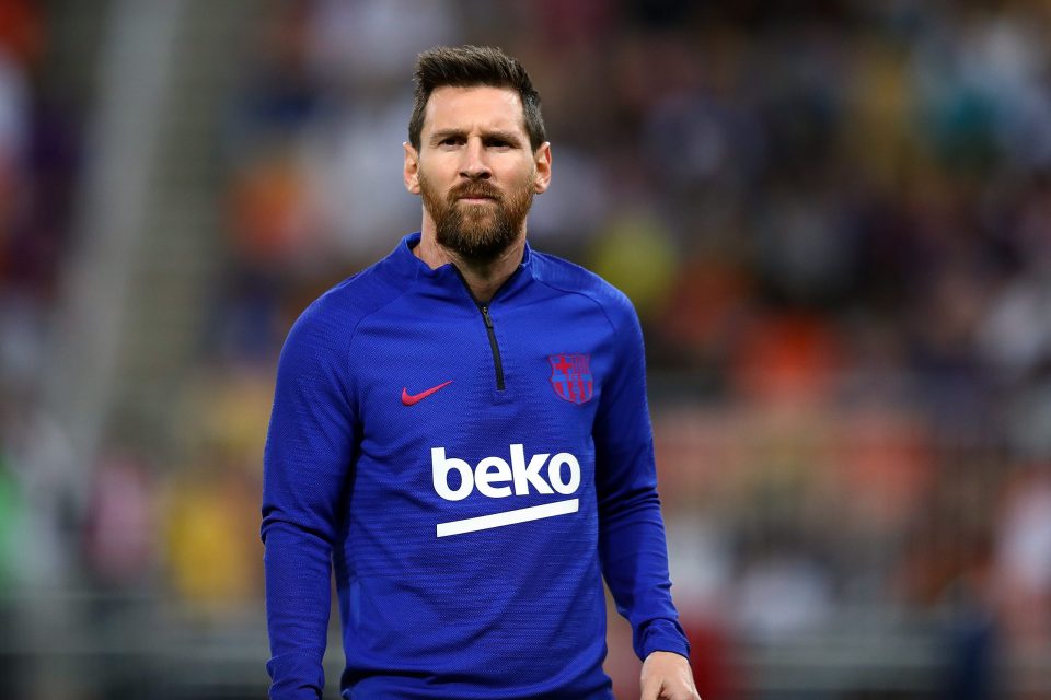 Inter To Go Head To Head With Man City To Sign Barcelona’s Lionel Messi On A Free Transfer, Italian Broadcaster Claims