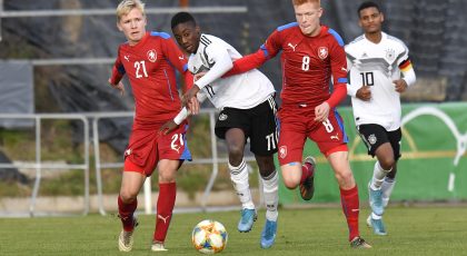 Photo – Inter Midfielder Samuel Grygar Named Czech Talent Of The Year For 2020