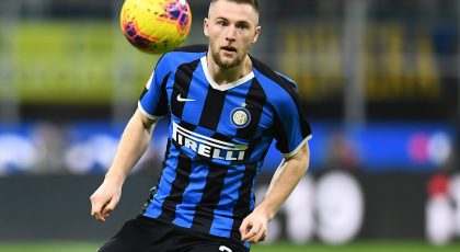Photo – Inter Defender Milan Skriniar In Action Against Lazio Yesterday