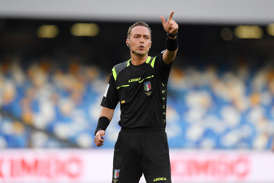 Official – Referee Luca Pairetto To Be In Charge Of Inter’s Serie A Clash With Sassuolo