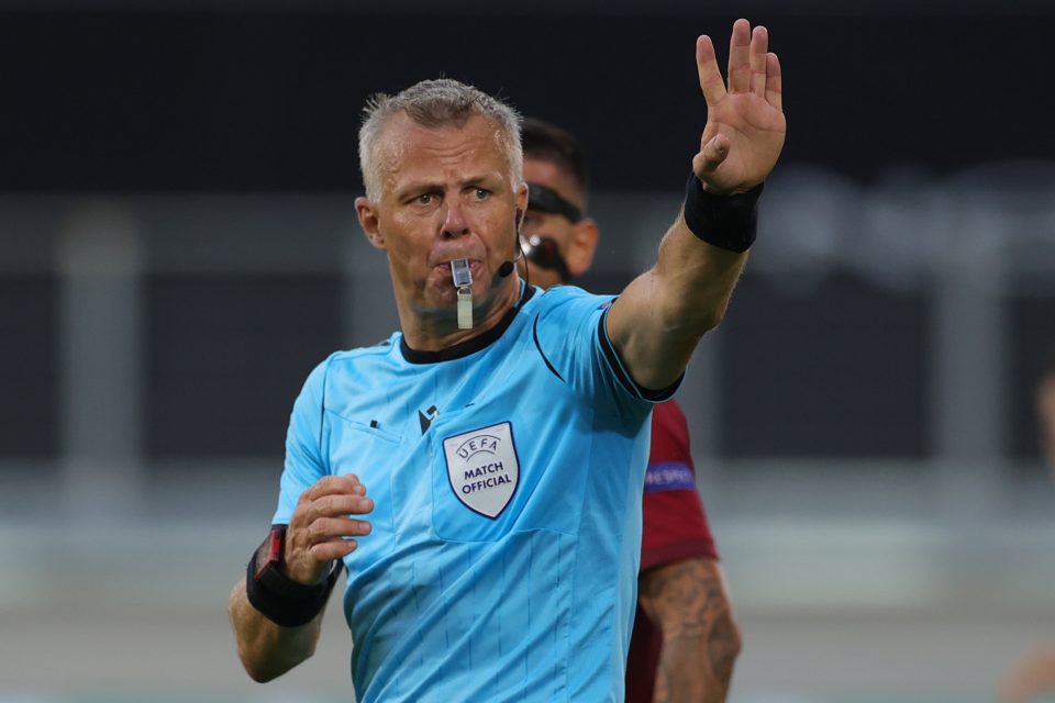 Italian Media Critical Of Referee Bjorn Kuipers For Performance In Inter Vs Gladbach