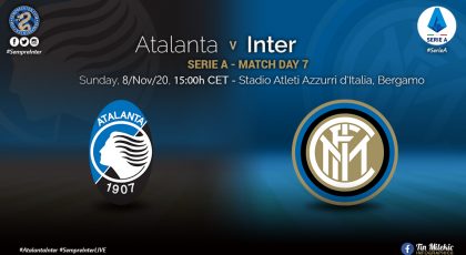 Official – Starting Lineups Atalanta vs Inter: Milan Skriniar & Alexis Sanchez Start