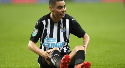 Newcastle United Midfielder Miguel Almiron’s Agent: “Inter Have Shown An Interest In Him”