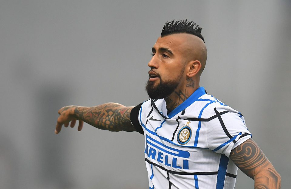 Inter Midfielder Arturo Vidal Could Miss Serie A Clash Against Roma With Ankle Sprain, Italian Media Report