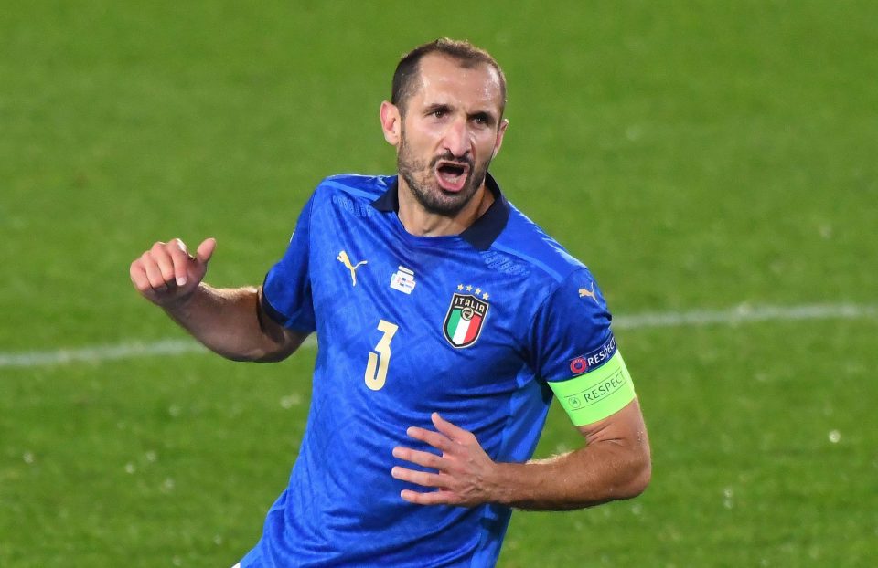 Juventus Legend Giorgio Chiellini On Inter’s Alessandro Bastoni: “Just Needs Time To Grow To Become My National Team Heir”