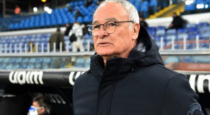 Sampdoria Coach Claudio Ranieri: “We Benefited From Romelu Lukaku’s Absence Against Inter”