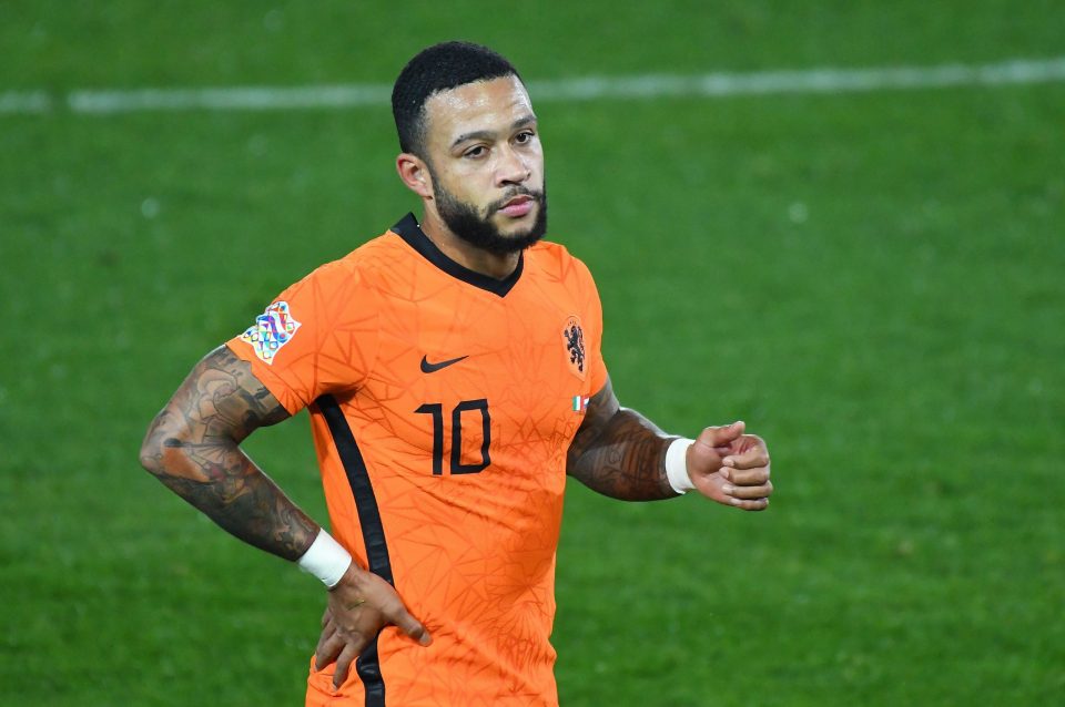 Inter Ready To Chase Ex-Lyon Forward Memphis Depay If Lautaro Martinez Sold, Italian Broadcaster Claims