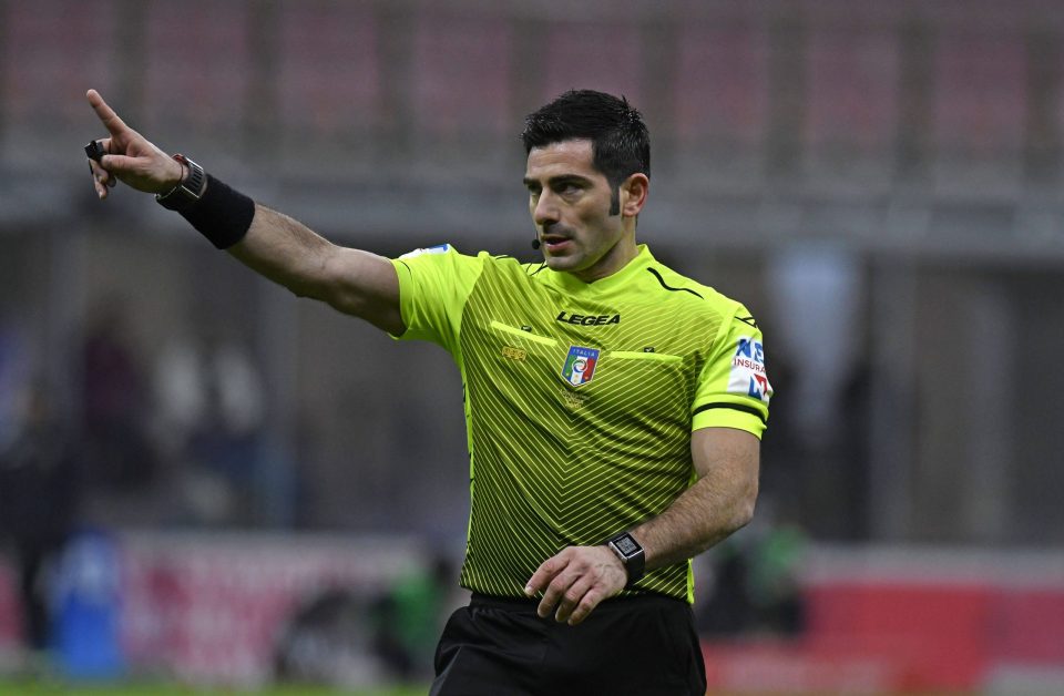 Official – Referee Fabio Maresca To Be In Charge Of Inter’s Serie A Clash With Spezia