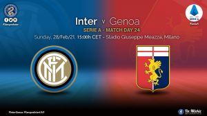 Official – Starting Lineups Inter Vs Genoa: Matteo Darmian Starts