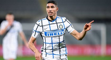 Photo – Inter Wing-Back Achraf Hakimi Pleased After Draw At Napoli: “Good Battle!”