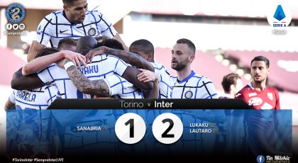 Video – Highlights Torino 1 – 2 Inter: Lautaro Martinez Header Makes It 8 In A Row In Serie A For Nerazzurri