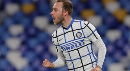 Photo – Christian Eriksen Wins Inter’s Goal Of Month Award For Strike Against Napoli