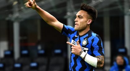 Photo – Inter’s Lautaro Martinez Set New Personal Serie A Goal Record Against Sassuolo