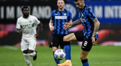 Photo – Inter’s Matias Vecino Continues Injury Recovery Against Sassuolo: “Good Feelings Coming Back!”